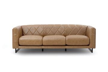 Picture of [FLOOR MODEL CLEARANCE] BERKSHIRE 3 Seater 100% Genuine Leather Sofa