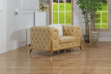 Picture of [FLOOR MODEL CLEARANCE] MANCHESTER Beige Sofa - 1 Seater