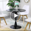 Picture of TULIP 80/90/100 Round Dining Table (Dark) 