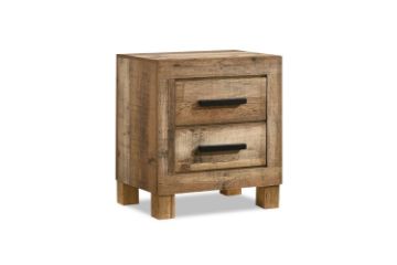 Picture of  [FLOOR MODEL CLEARANCE] ROLAND 2-Drawer Bedside Table (Natural)