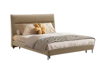 Picture of  [FLOOR MODEL CLEARANCE] CASTLE High Quality Air Leather Bed Frame in Queen Size