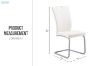 Picture of EDAN High Back Dining Chair (Pearl White) - 4 Chairs in 1 Carton