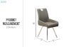 Picture of REIME 180° Swivel Dining Chair (Light Grey) - 2 Chairs in 1 Carton