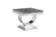 Picture of [FLOOR MODEL CLEARANCE] OPHELIA 60 Marble Top Stainless Steel Legs Side Table