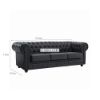 Picture of WESTMINSTER 3 Seater Chesterfield Sofa *Full Italian Leather