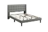 Picture of SONOMA Fabric Bed Frame + ORION Foam Mattress Combo Deal (Light Grey) - Double