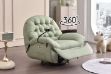 Picture of BAVA 360° Swivel Power Recliner Lounge Chair with Mobile Holder (Mint Green)