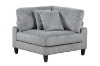 Picture of VIANNA Corduroy Sectional Modular Sofa Range (Grey) - 6PC Big Combo Set
