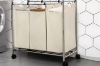 Picture of RAYA 3 Bags Laundry Sorter Cart  (White)
