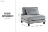 Picture of VIANNA Sectional Modular Sofa Range (Grey) - Armless