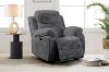Picture of GRACEY 3/2/1 Seater Power Reclining Sofa Range (Grey) - 1 Seat Recliner Chair (1R)