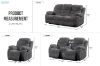 Picture of GRACEY 2 Seater Power Reclining Sofa (Grey) -  2 Seat with Bluetooth Speaker & USB Port (2RRC)