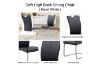 Picture of EDAN High Back Dining Chair with Powder Coating Base (Elegant Black) - 2 Chairs in 1 Carton