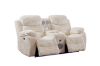 Picture of GRACEY 3/2 Seater Power Reclining Sofa Range with Bluetooth Speaker + USB & LED (Beige) 