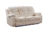 Picture of GRACEY 3 Seater Power Reclining Sofa with Drop-Down Console (Beige)