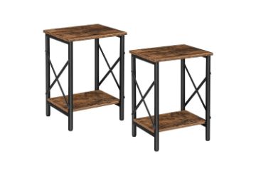 Picture of BASEL Side Table with Storage Shelf - Set of 2 