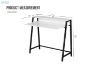 Picture of EMMI 100 Dual-Tier Office Desk with Shelf (White)