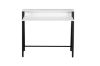 Picture of EMMI 100 Dual-Tier Office Desk with Shelf (White)