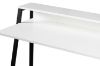 Picture of EMMI 100 Dual-Tier Office Desk with Shelf (White)