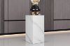 Picture of DELRAY H57 Sintered Stone Side Table & Plinth(Matte White)