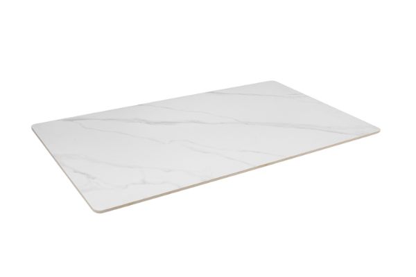 Picture of LAVANT Rectangular Sintered Stone Table Top (White) - 120x70 