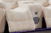 Picture of GRACEY 3/2 Seater Power Reclining Sofa Range with Bluetooth Speaker + USB & LED (Beige) 