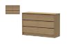 Picture of MOOK Bedroom Combo Set in Queen Size  - 6PC Combo (Light Oak)