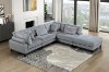 Picture of VIANNA Corduroy Sectional Modular Sofa Range (Grey)