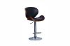 Picture of [FLOOR MODEL CLEARANCE] ARTIS Bentwood Adjustable Swivel Gas Lift Bar Stool (Black)