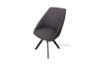 Picture of [FLOOR MODEL CLEARANCE] BRUNO Technical Fabric Swivel Dining Chair *Dark Grey