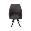 Picture of [FLOOR MODEL CLEARANCE] BRUNO Technical Fabric Swivel Dining Chair *Dark Grey
