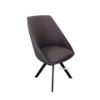 Picture of [FLOOR MODEL CLEARANCE] BRUNO Technical Fabric Swivel Dining Chair *Dark Grey