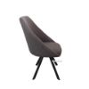 Picture of [FLOOR MODEL CLEARANCE] BRUNO Technical Fabric Swivel Dining Chair *Dark Grey