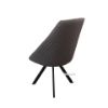 Picture of [FLOOR MODEL CLEARANCE] BRUNO Technical Fabric Swivel Dining Chair *Dark Grey