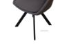 Picture of [FLOOR MODEL CLEARANCE] BRUNO Technical Fabric Swivel Dining Chair *Dark Grey