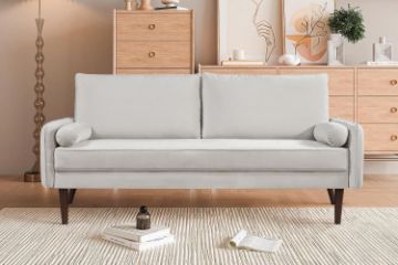 Picture of ATAMAN 3 Seater Sofa (Ivory)