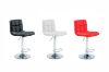 Picture of [FLOOR MODEL CLEARANCE] NEBULA Adjustable Swivel Gas Lift Bar Stool (White)