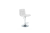 Picture of [FLOOR MODEL CLEARANCE] NEBULA Adjustable Swivel Gas Lift Bar Stool (White)