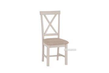 Picture of [FLOOR MODEL CLEARANCE] COCAMO Cross Back Fabric Seat Oak Dining Chair (Grey)