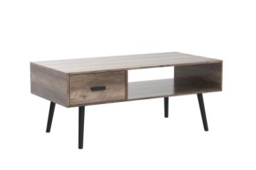 Picture of [FLOOR MODEL CLEARANCE]SIMEON 110CM 1-Drawer Coffee Table with Shelf