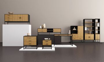 Picture of [FLOOR MODEL CLEARANCE] AMSTER 200x80cm Large Book/Display Shelf