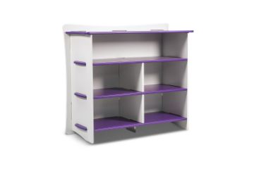 Picture of [FLOOR MODEL CLEARANCE]LEGARE Tool Free Dresser by Legaré  (Purple)  - Single Dresser