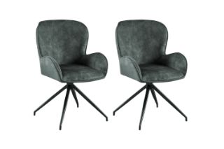 Picture of DUMBO 360° Swivel Dining Chair (Green) - 2 Chairs in 1 Carton
