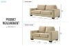 Picture of MODA 3/2 Seater Sofa Range (Beige) - 2 Seater