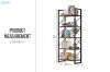 Picture of NERINA 5-Tier Shelf (Rustic Brown)
