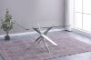 Picture of BONNIE 1.5M Glass Dining Table with 4 LASKY Chairs Combo Deal 