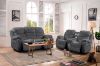 Picture of GRACEY 2 Seater Power Reclining Sofa (Grey) -  2 Seat with Bluetooth Speaker & USB Port (2RRC)
