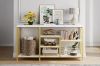 Picture of ELOWEN 140 Console Table with Shelves (Off-White)