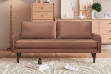 Picture of ATAMAN 3 Seater Sofa (Brown)