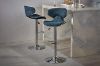 Picture of MOSMAN Adjustable Swivel Gas Lift Bar Stool (Blue) - Each